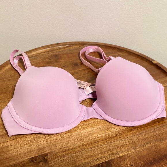 Victoria’s Secret The T-Shirt Lightly Lined Demi Bra | 30C | Orchid Bouquet 07HX - Picture 7 of 13